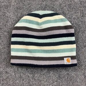 CARHARTT Women’s Fleece Lined Stripe Knit Winter Beanie Hat One Size Fits Most